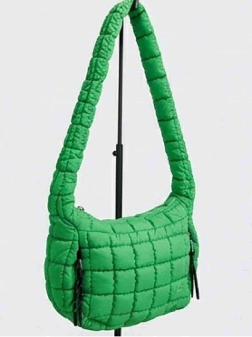 FP Movement Quilted Carryall Puffer Bag Vibrant Green Nylon NWT